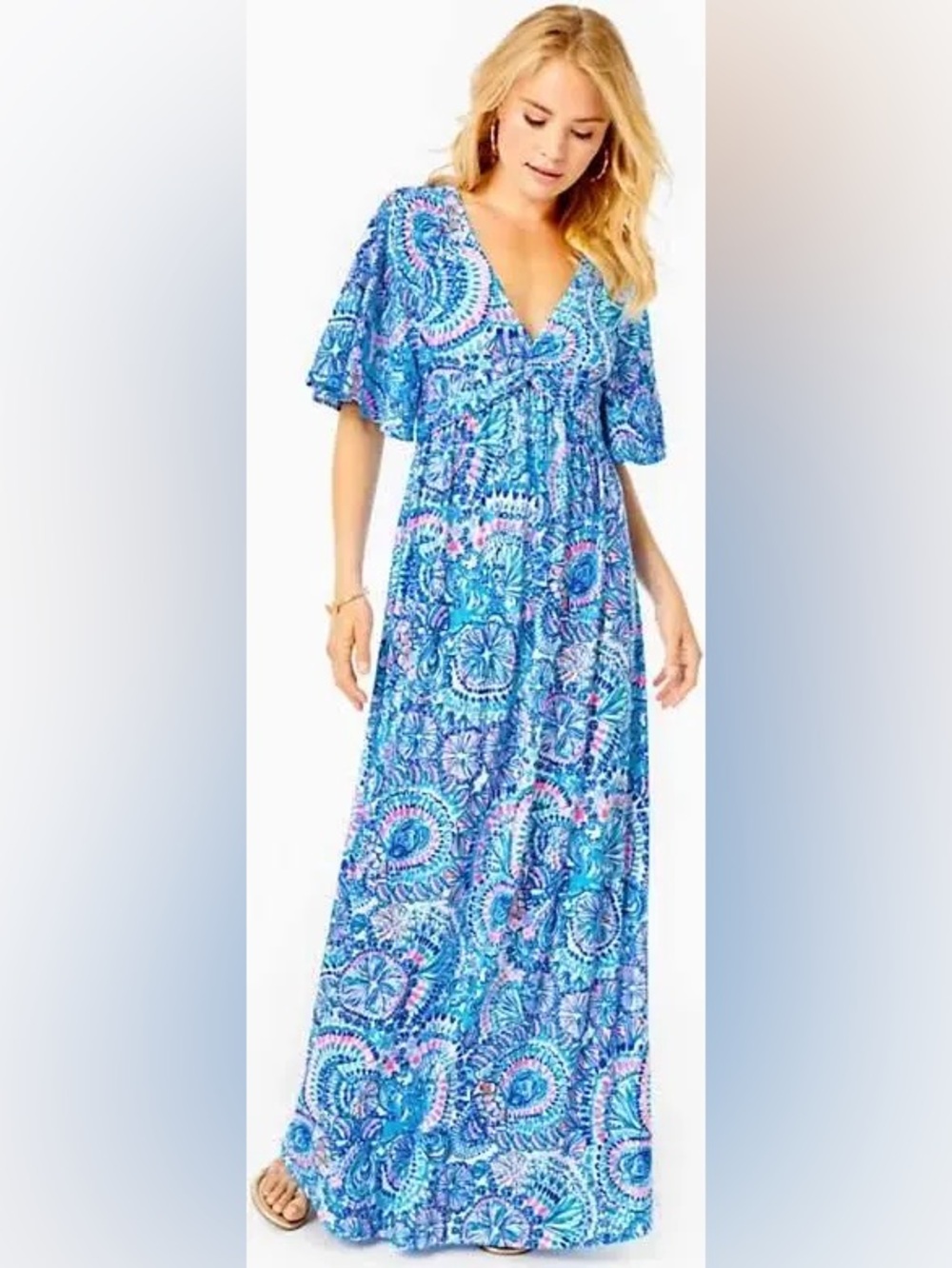 Lilly Pulitzer Minka Maxi Dress NWOT Size 14